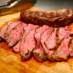Rib Eye with Red Quinoa
