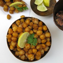 Spicy Oven Chickpeas