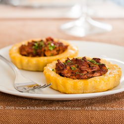 Cestini di Polenta ai Finferli