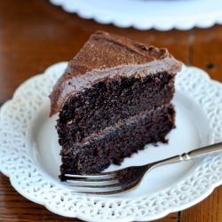 Deep Dark Chocolate Cake