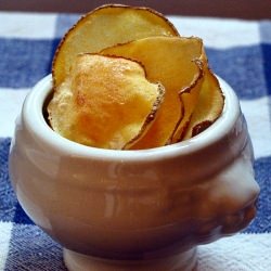 Oven-dried Potato Chips