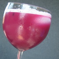 Blueberry Calpis Soda