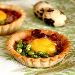 Tapa of Quail Eggs on Tartlets