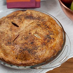 Cheddar-crusted Apple Pie