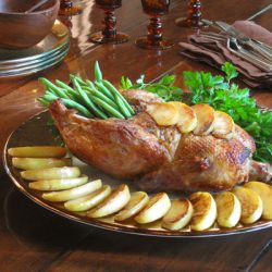 Roast Duck With Apples