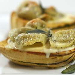 Roasted Stuffed Squash