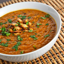 Pumpkin and Black Bean Soup