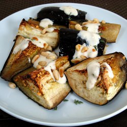 Roast Eggplant with Tahini