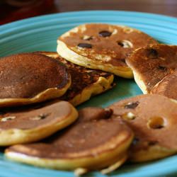 Pumpkin Chocolate Chip Pancakes