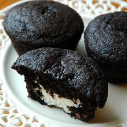 Chocolate-Cheesecake Muffins
