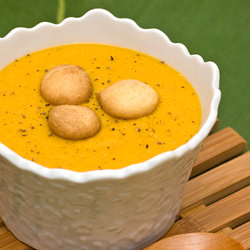 30 Min. Cream of Carrots & Lentils