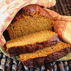 Whole Wheat Olive Oil Pumpkin Bread