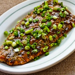 Roasted Salmon with Soy-Wasabi