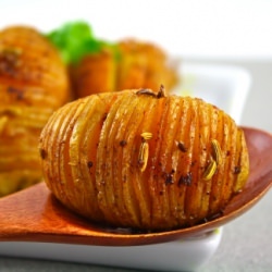 Spiced Mini Hasselback Potatoes