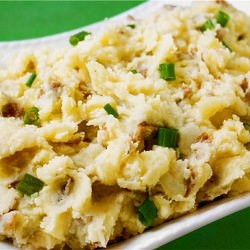 Wasabi Smashed Potatoes
