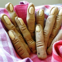 Spooky Shortbread Fingers