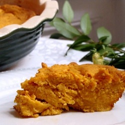 Sweet Potato, Ricotta, Leek Souffle