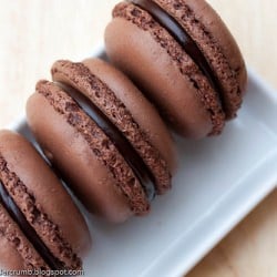 Chocolate Macarons