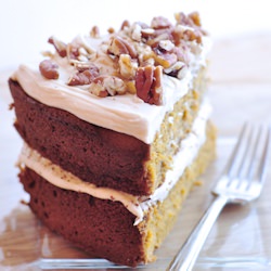 Candied Ginger Pumpkin Cake