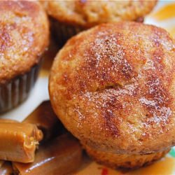 Cinnamon-Sugar Caramel Muffins