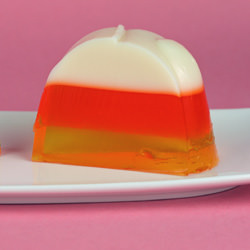 Candy Corn Jello Bundt