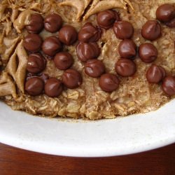 Chocolate Almond Butter Oatmeal
