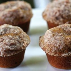 Pumpkin Cream Cheese Streusel Muffin