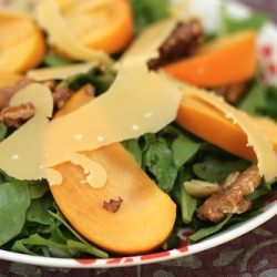 Autumn Salad with Persimmons