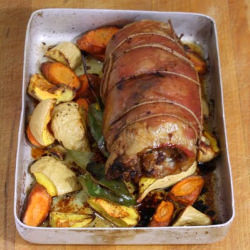 Lamb Breast, Stuffed and Rolled