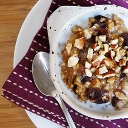 Cherry and Tangerine Steel Cut Oats