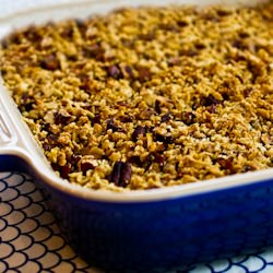Low Sugar Flourless Apple Crisp