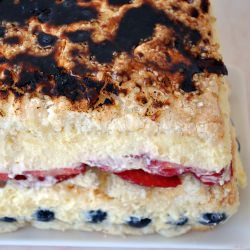 Berry, Mascarpone and Coconut Cake
