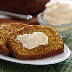 Pumpkin Quick Bread, Maple Butter