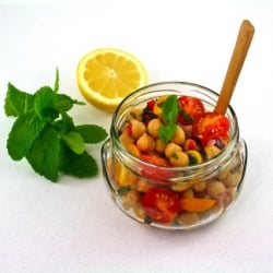 Warm Chickpea Salad