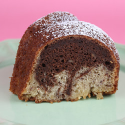 Banana Chocolate Marble Bundt