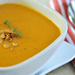 Roasted Red Pepper & Butternut Soup
