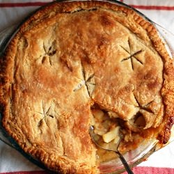 Pear Dulce de Leche Pie