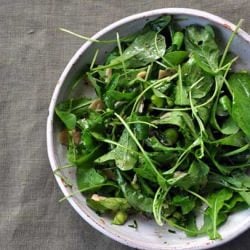 Broad Bean and Rocket Salad