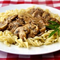 Savoury Turkey Stroganoff