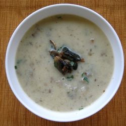 Roasted Sunchoke & Mushroom Bisque