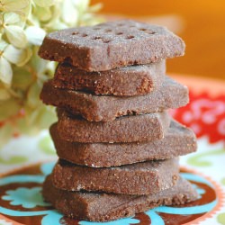 Chocolate Shortbead Cookies