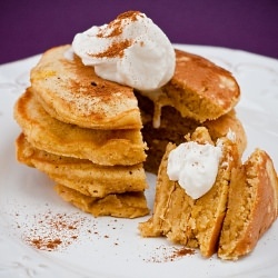 Brown Butter Pumpkin Pancakes