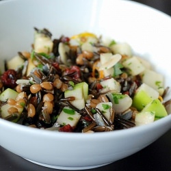 Wild Rice and Wheat Berry Salad