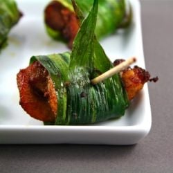 Chicken Wrapped In Pandan Leaves
