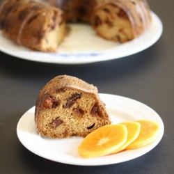 Fuyu Persimmon Bundt Cake