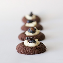 Chocolate-Blueberry Thumbprints