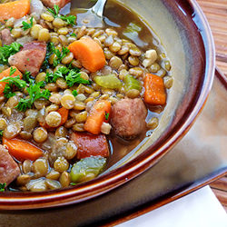 Lentil and Smoked Sausage Soup