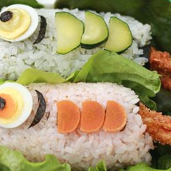 Fried Shrimp Inside-out Sushi Rolls