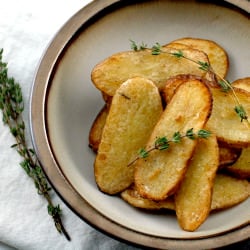 Salt and Vinegar Broiled Potatoes