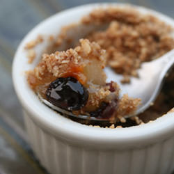 Persimmon-Apple Crisp